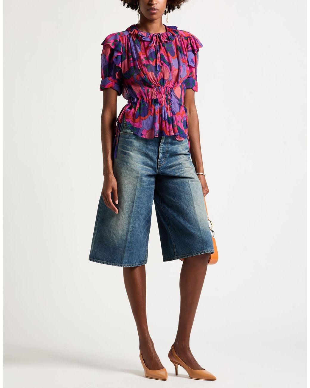 Marni Pink Top Silk