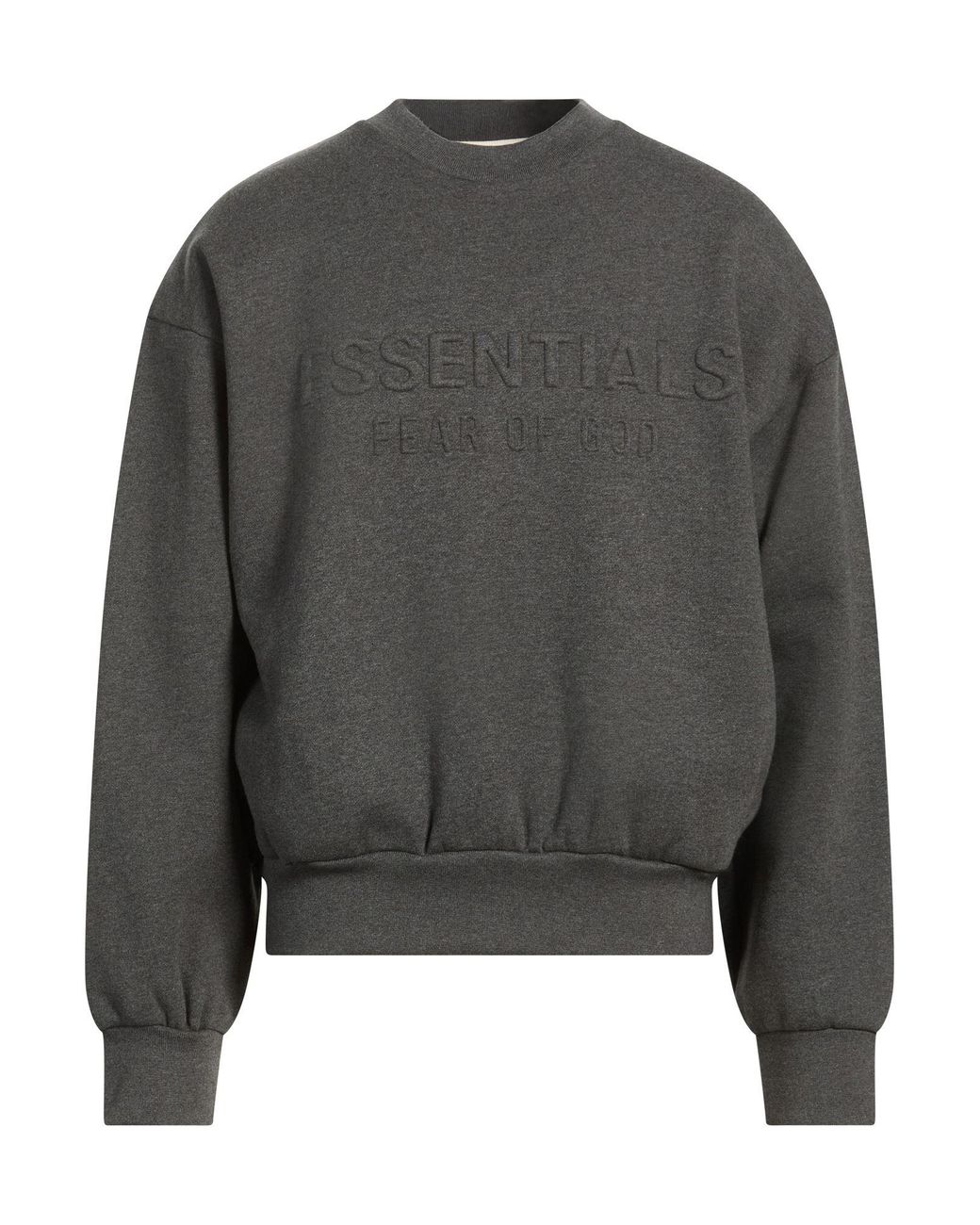 Fear Of God Gray Sweatshirt Cotton, Polyacrylic for men
