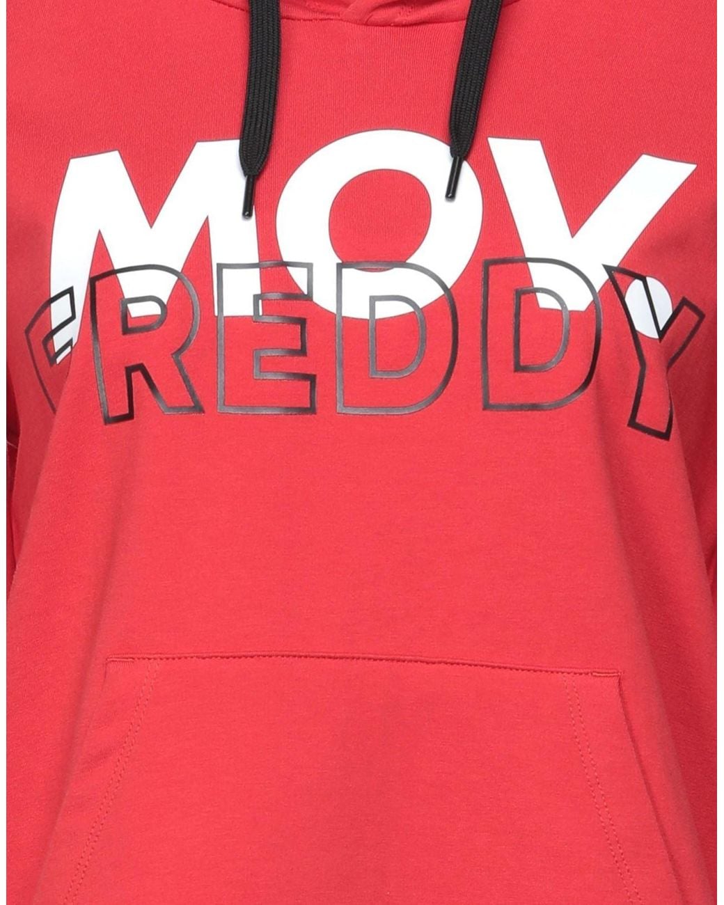 Freddy Red Sweatshirt Cotton, Elastane