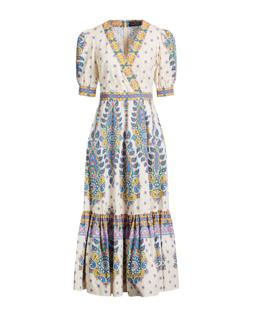 Etro White Maxi Dress Cotton