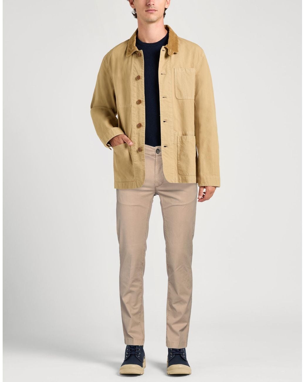 RE_HASH Natural Camel Pants Lyocell, Cotton, Elastane for men