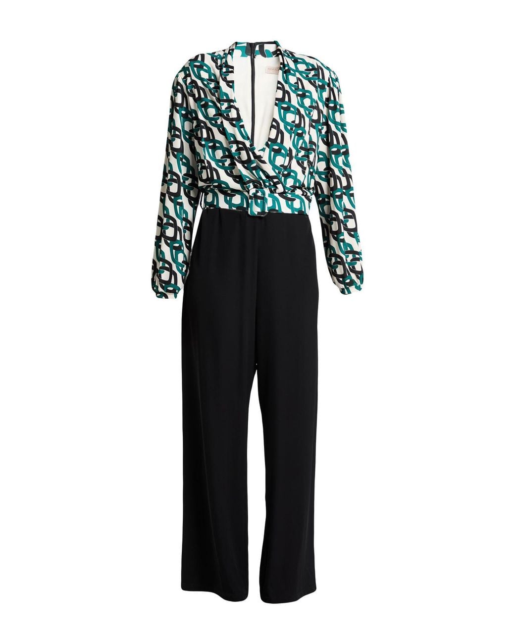 Rinascimento Green Jumpsuit Polyester, Elastane