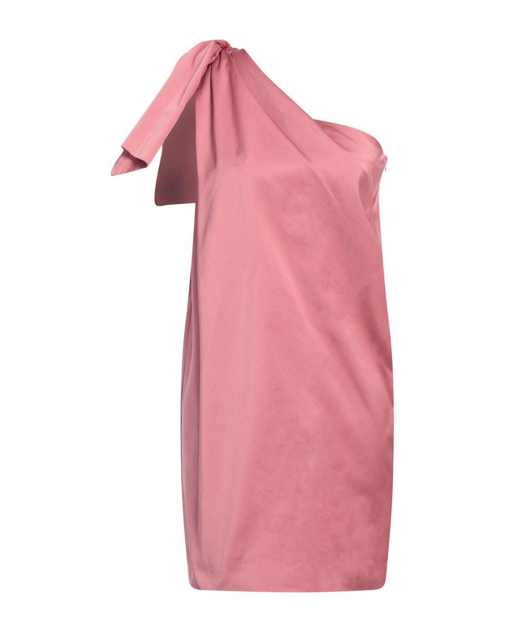 Max Mara Pink Antique Rose Mini Dress Polyester, Cotton