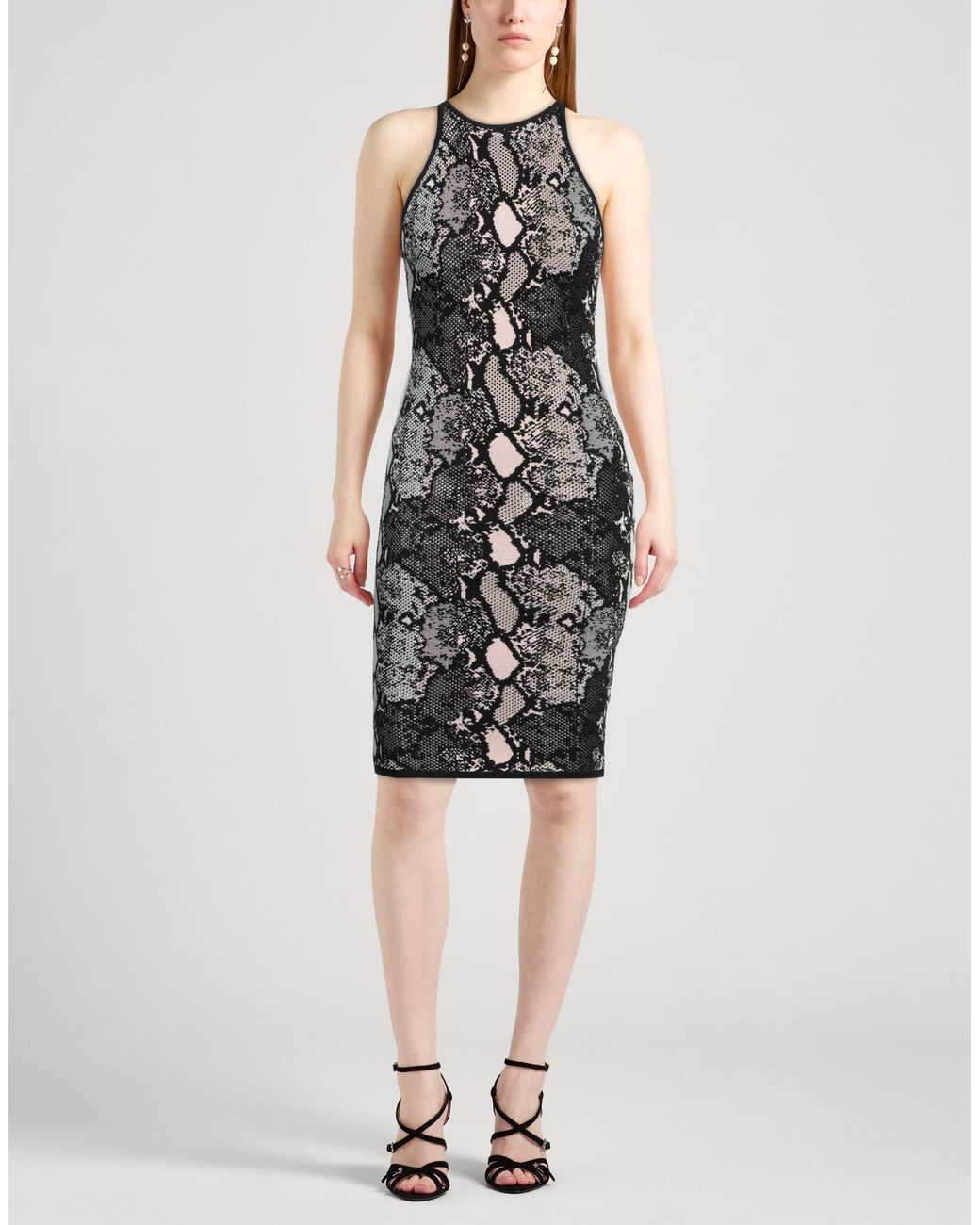 Balmain Black Midi Dress