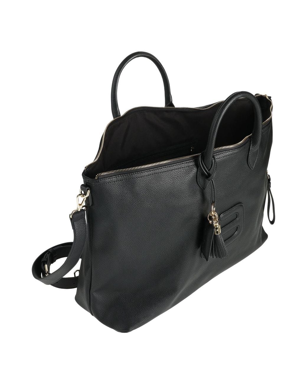 La Fille Des Fleurs Black Handbag