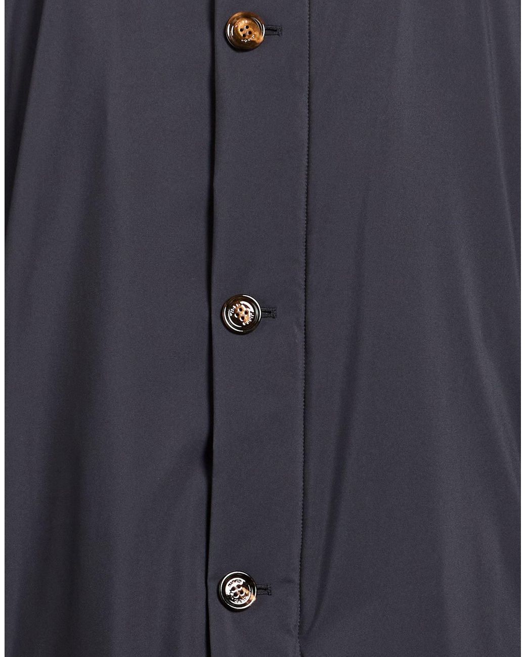 KIRED Blue Midnight Coat Polyester for men
