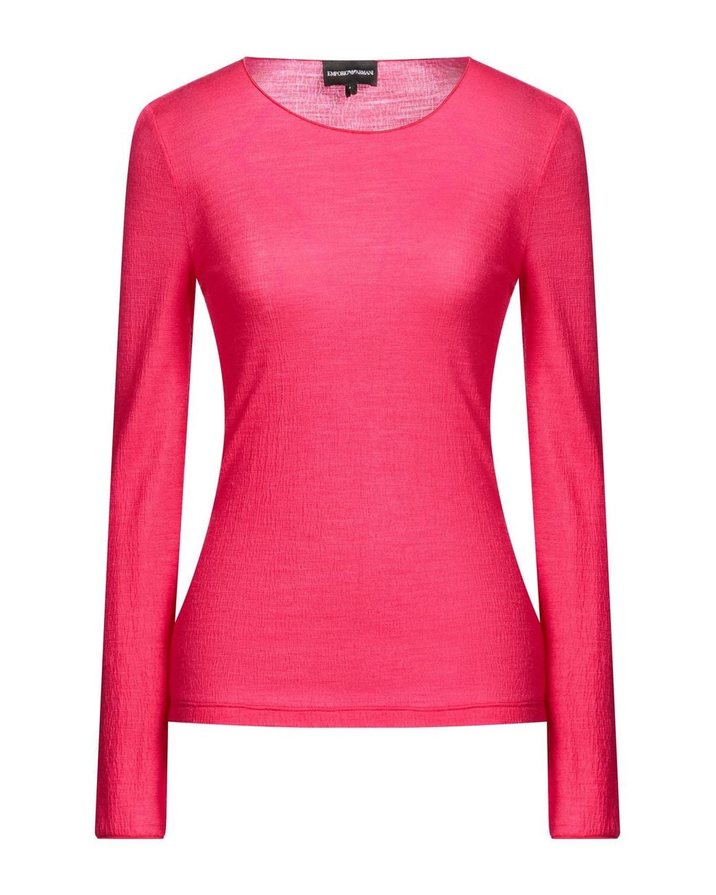 Emporio Armani Pink Fuchsia T-Shirt Wool, Polyamide