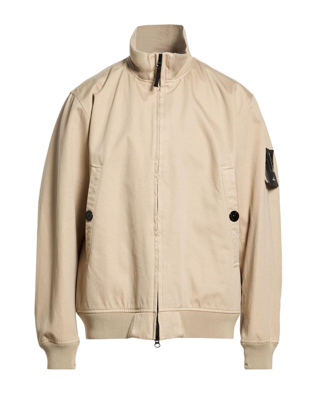Stone Island Natural Jacket Cotton, Polyurethane for men