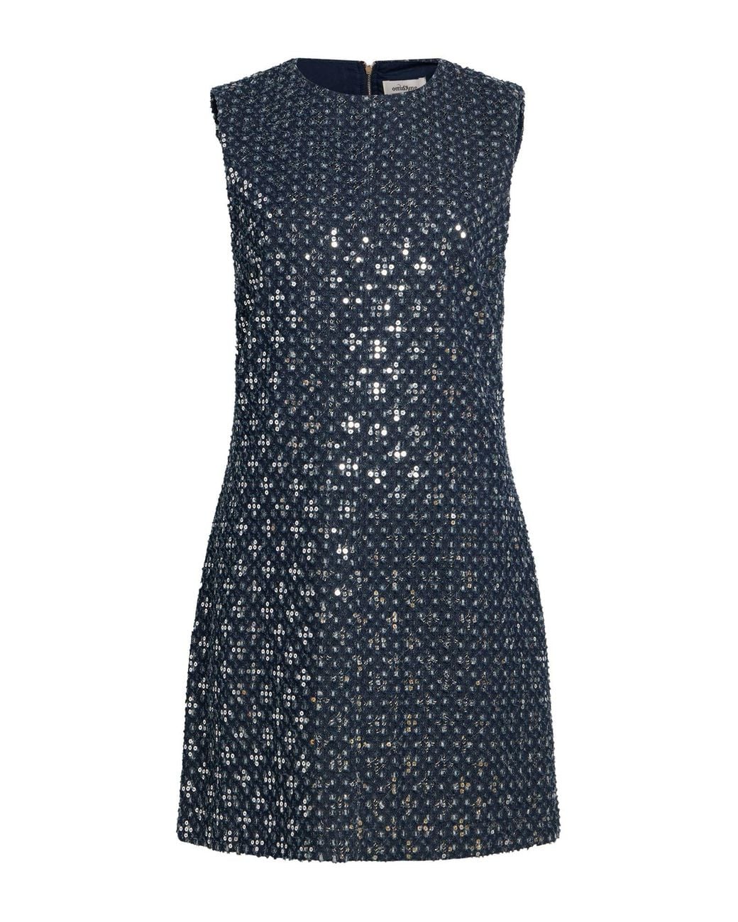 Ottod'Ame Blue Mini Dress Polyester