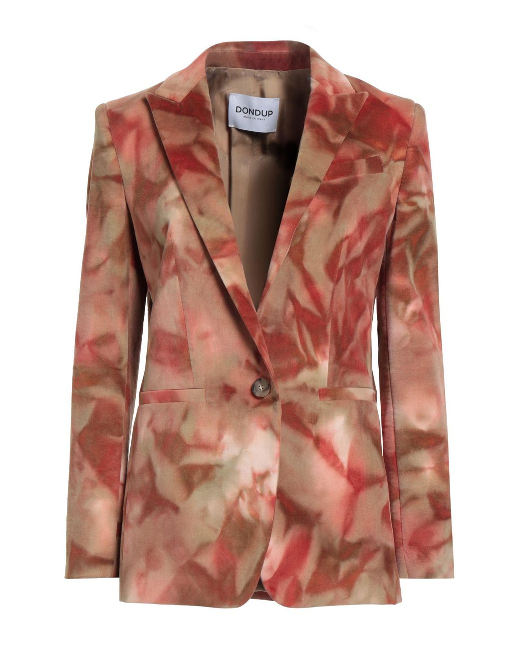 Dondup Brown Blazer Cotton, Elastane
