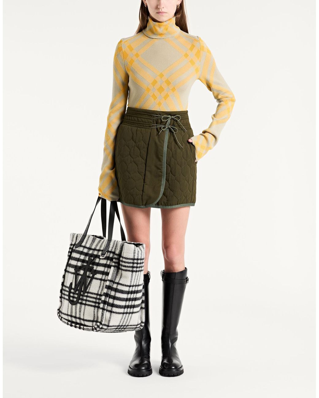 Burberry Yellow Turtleneck