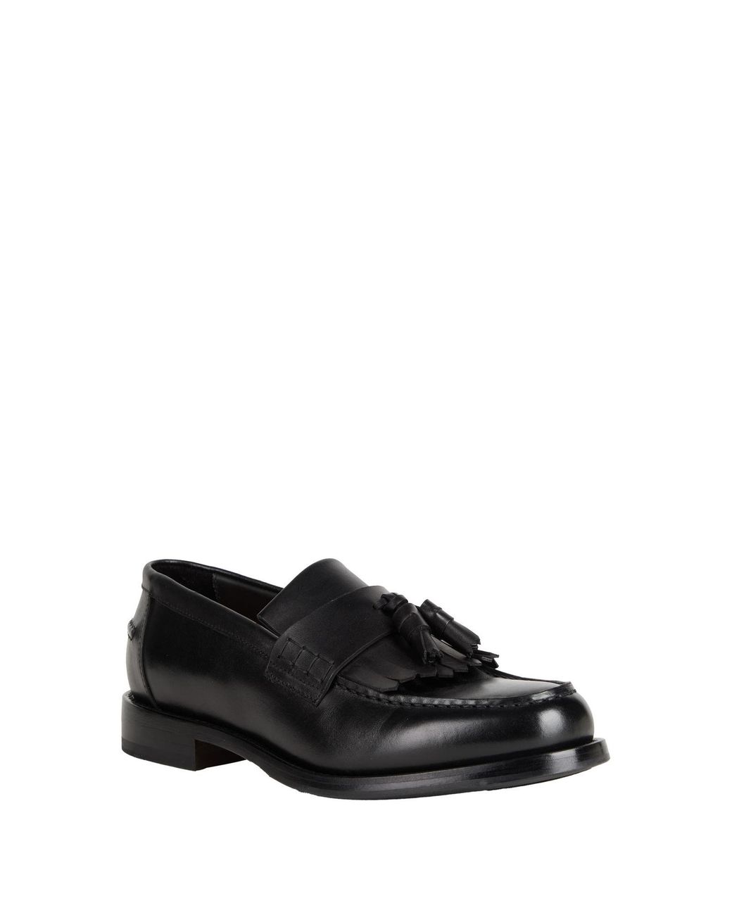 Doucal's Black Loafers Leather for men
