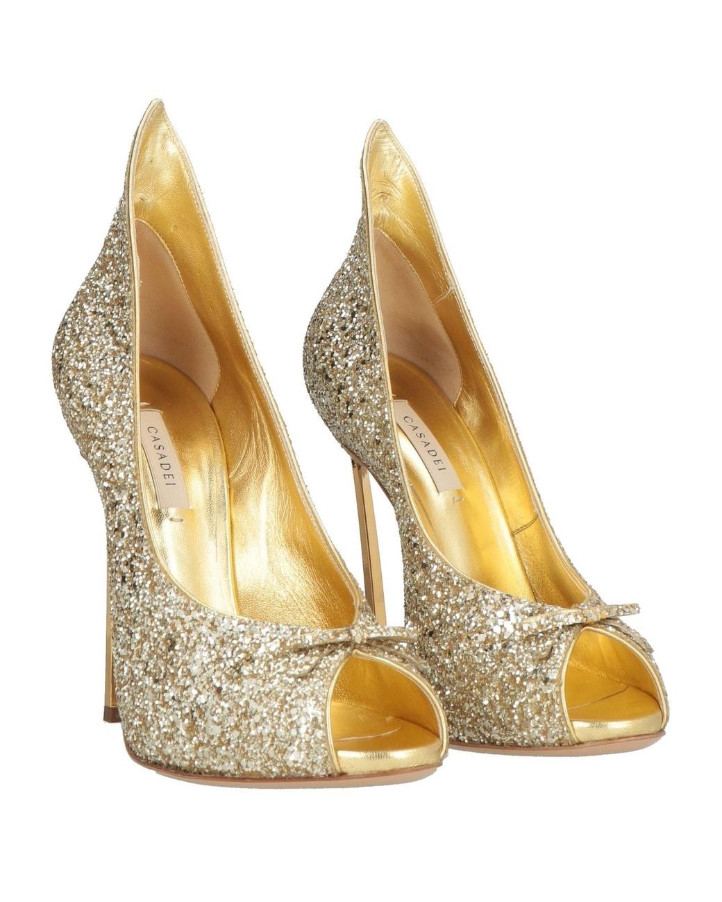 Casadei Metallic Pumps Leather