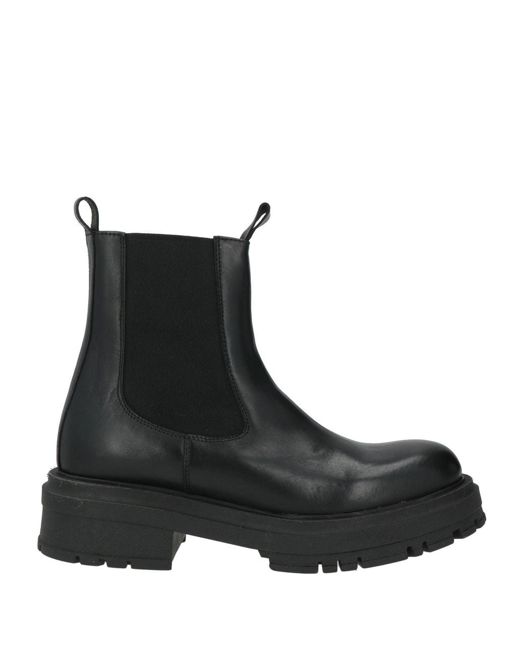 Nila & Nila Black Ankle Boots Leather