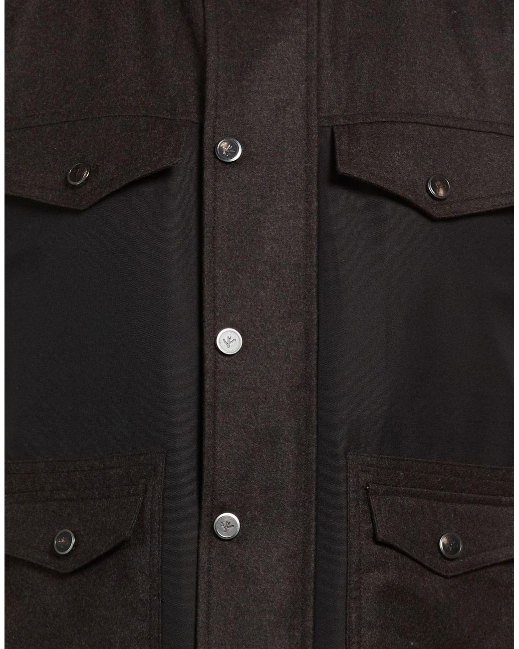 Isaia Black Dark Vest Wool, Polyamide for men