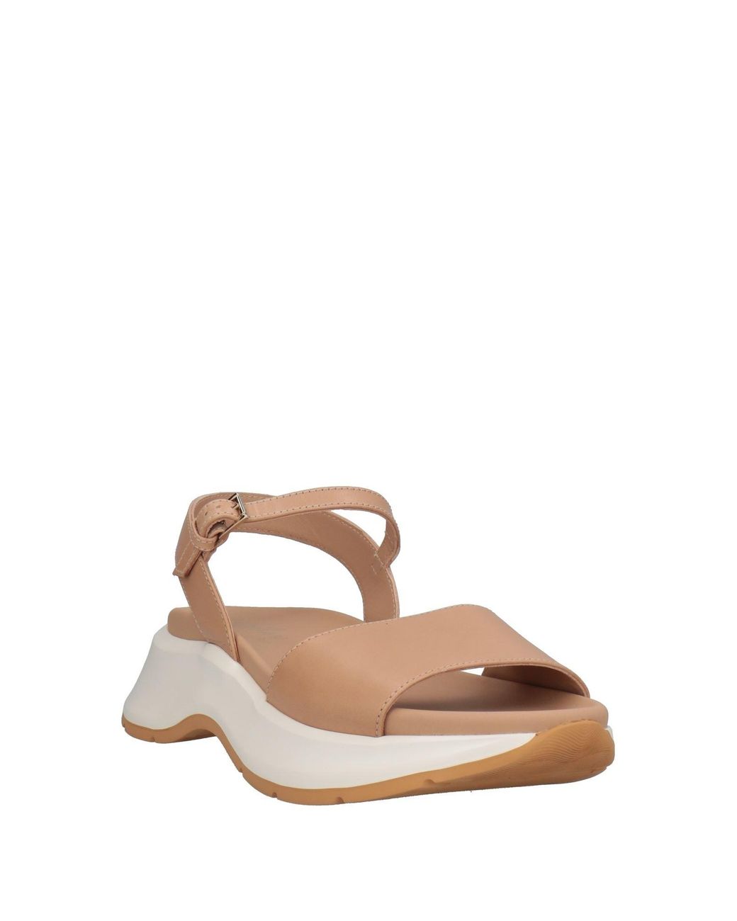 Hogan Multicolor Beige Flache Sandalen H585