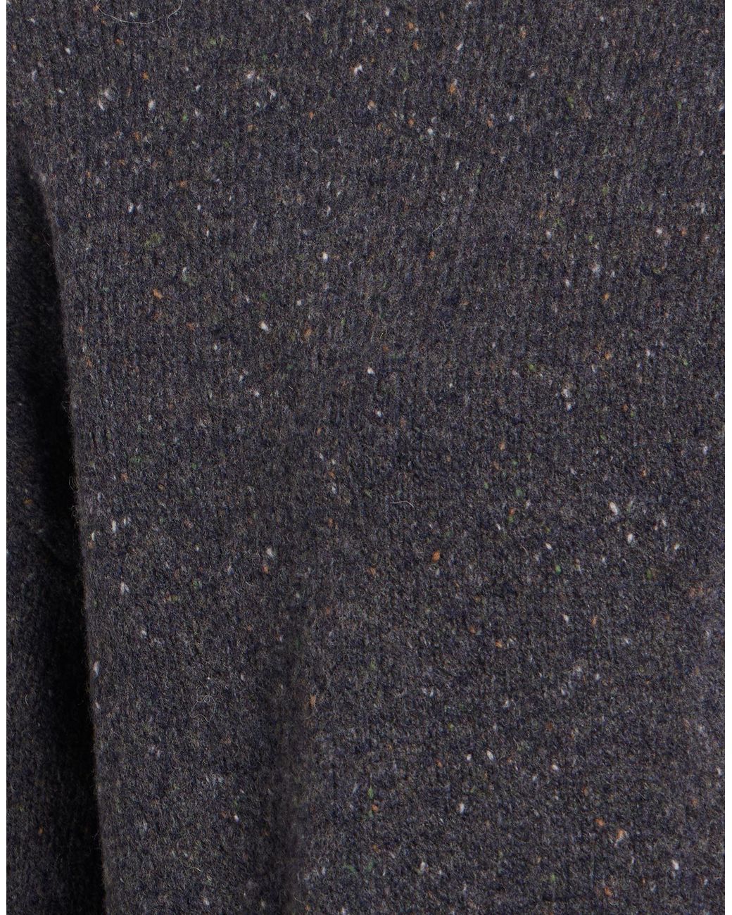 Max Mara Blue Leisure Turtleneck Wool, Polyamide, Elastane