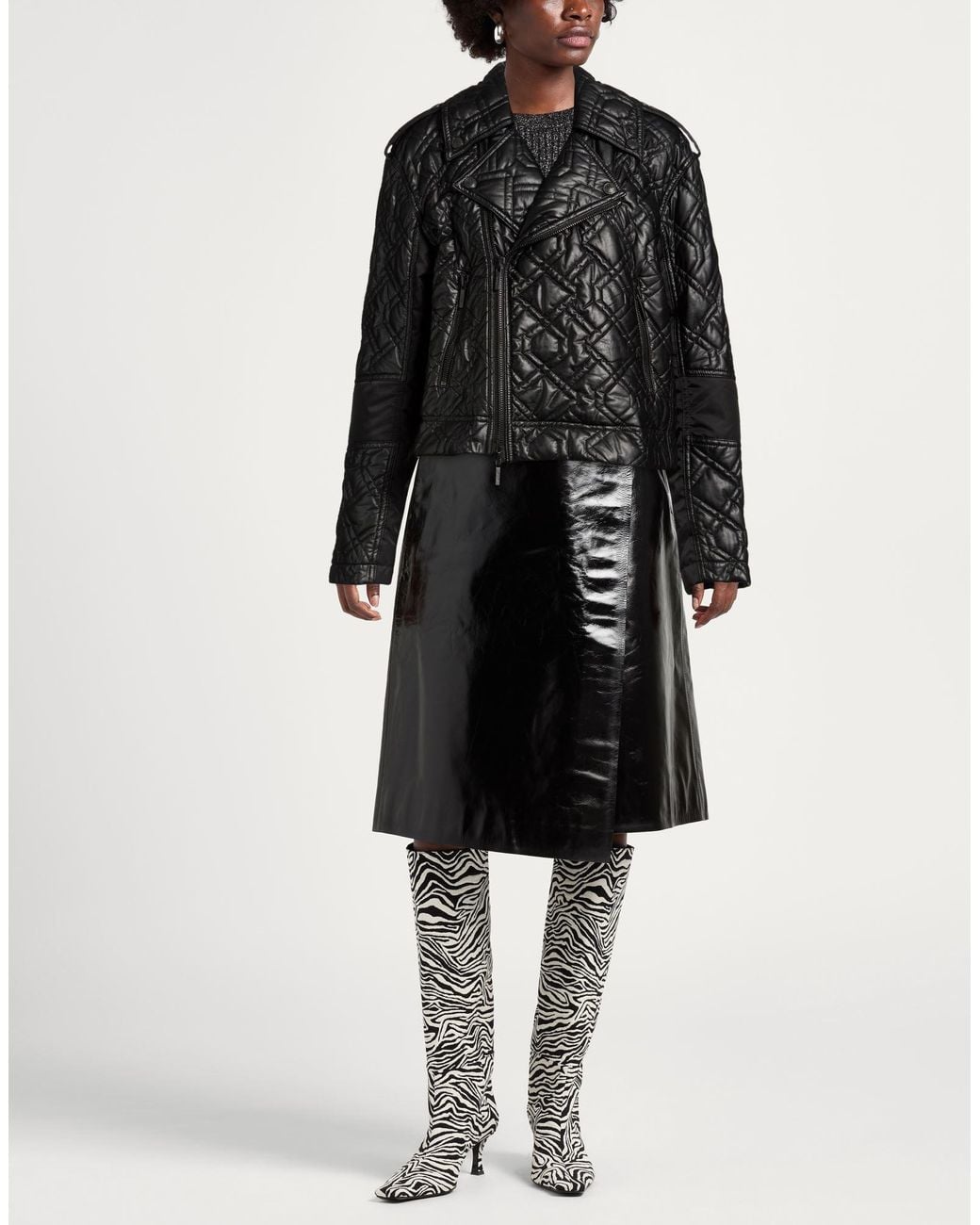 Koche Black Jacket Viscose