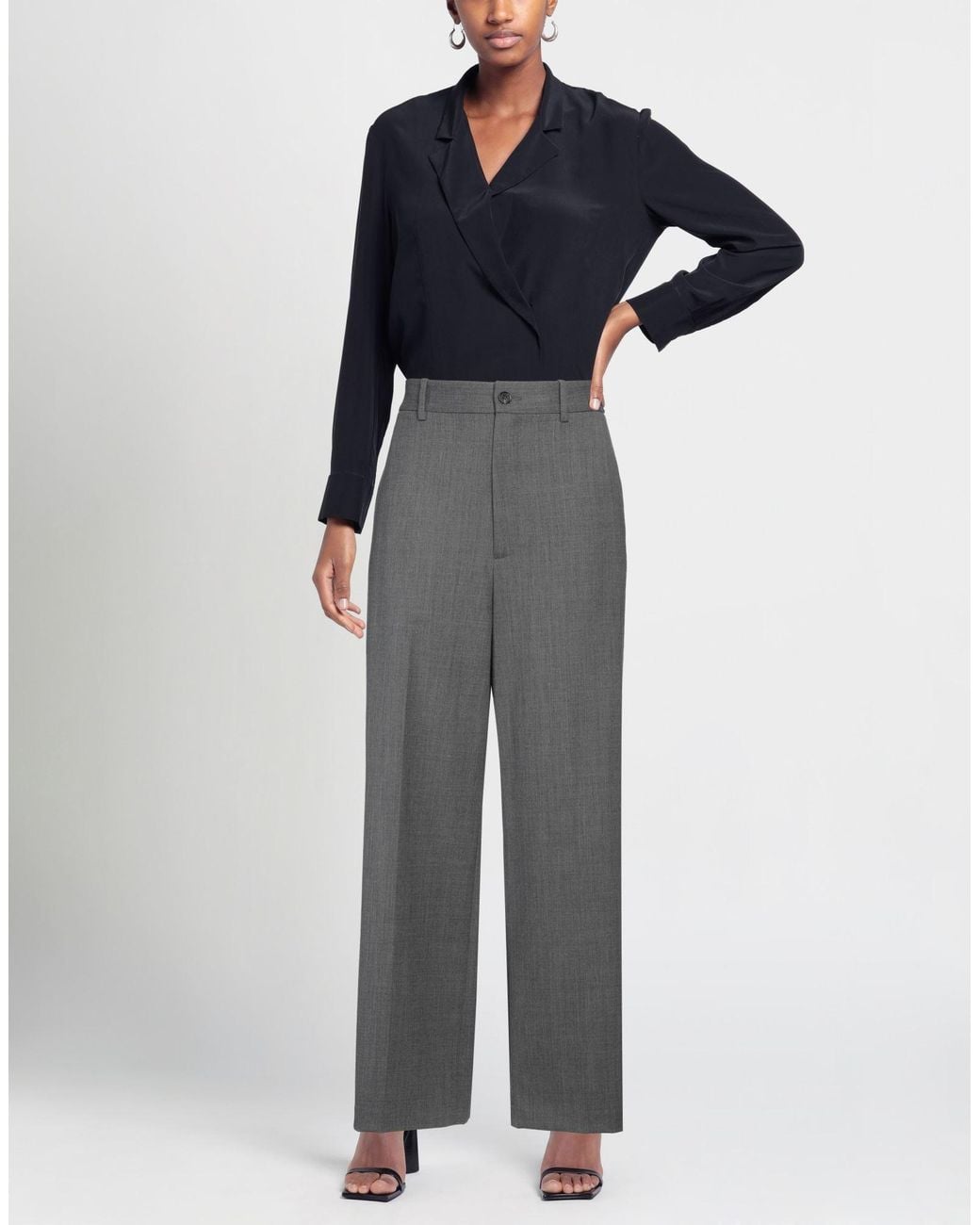 Nili Lotan Gray Trouser