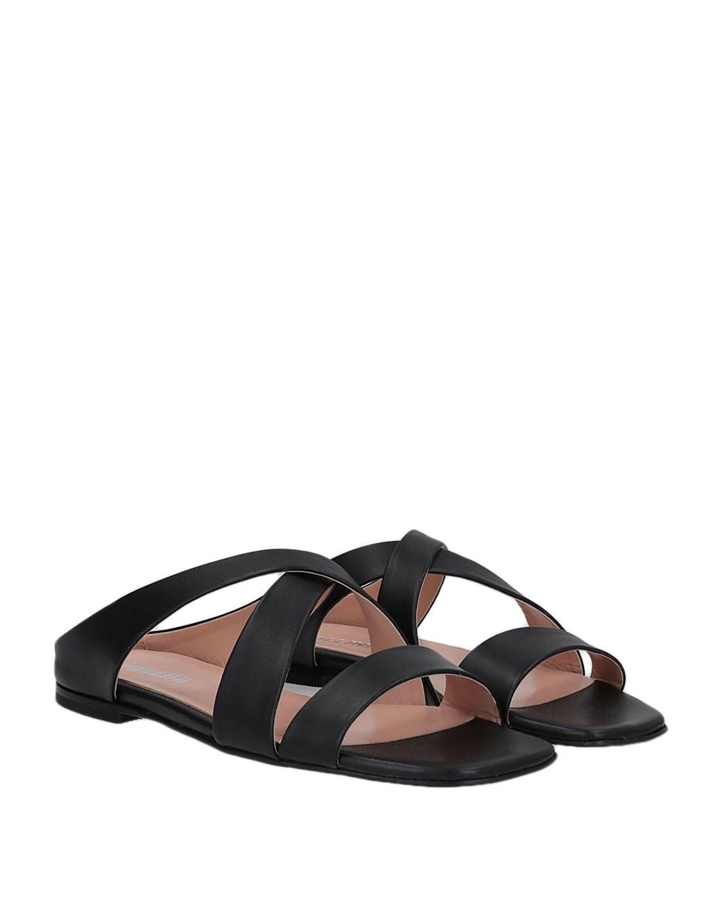 Pollini Black Sandals