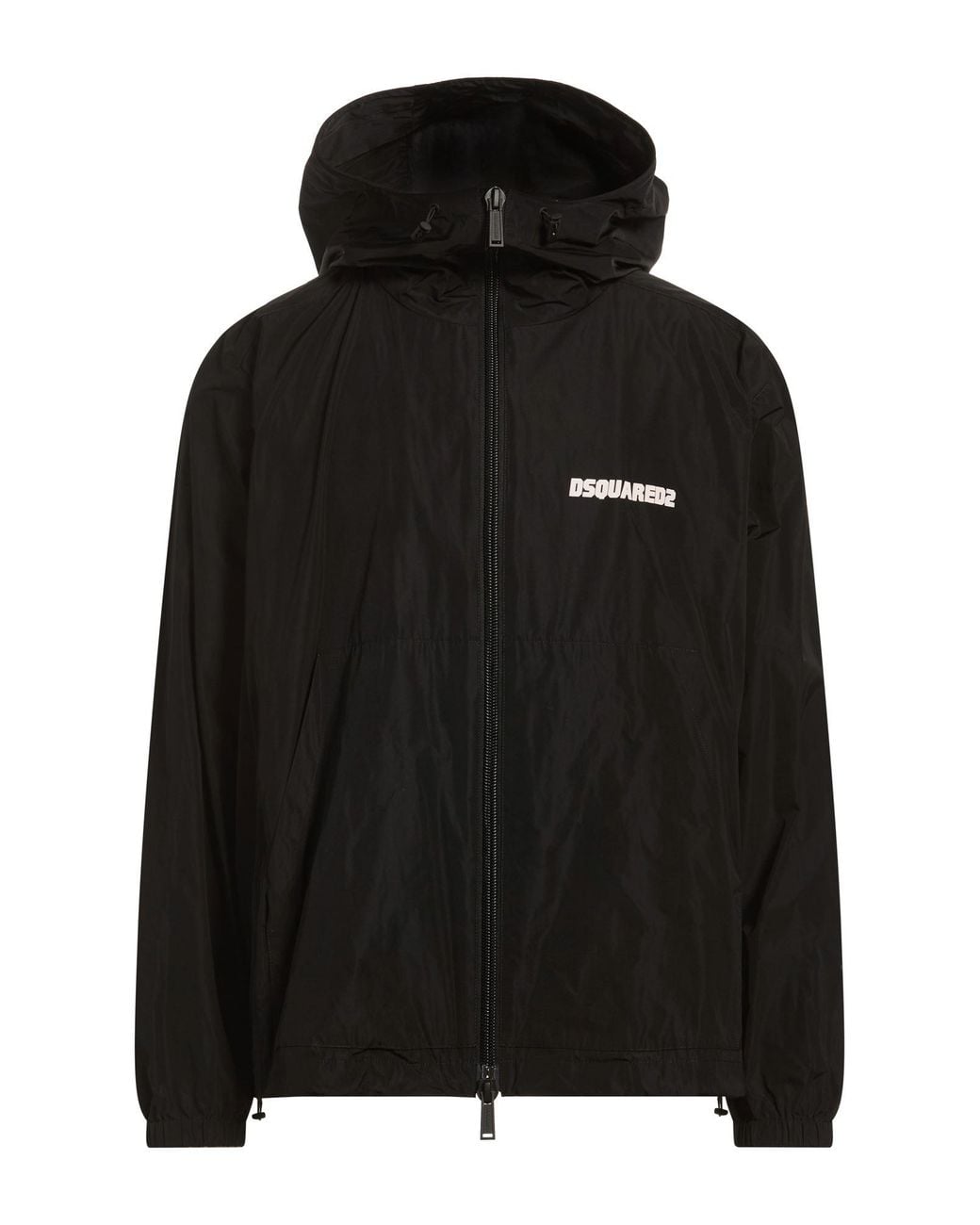 DSquared² Black Jacket Polyester for men
