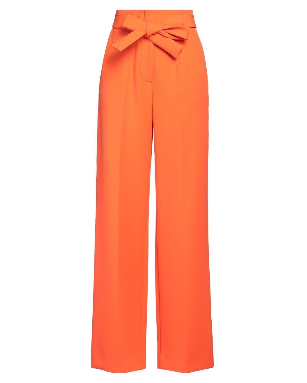 Essentiel Antwerp Orange Pants Recycled Polyester, Elastane