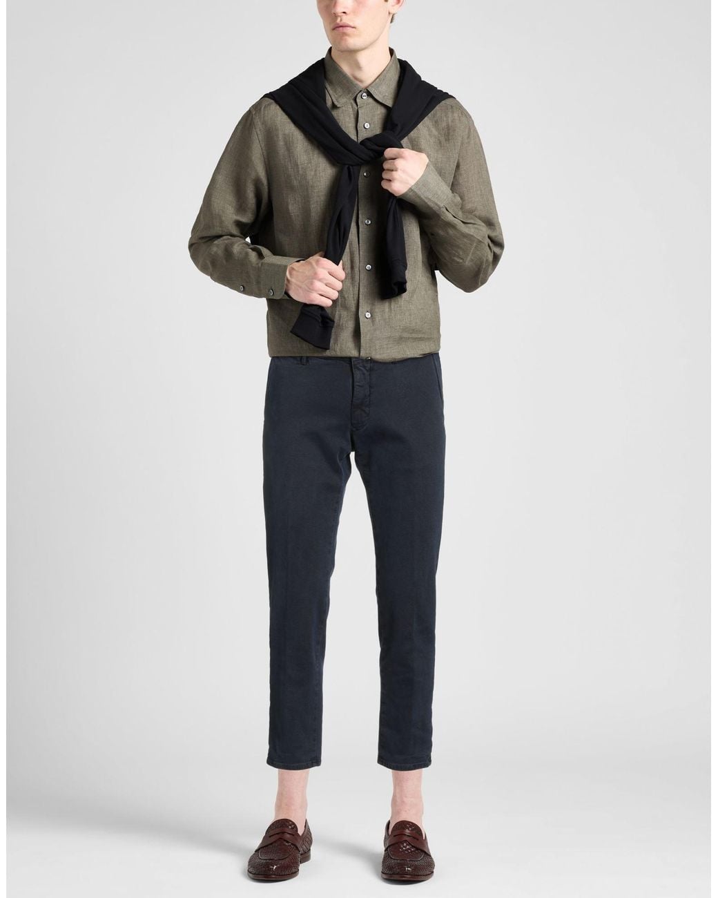 Incotex Blue Trouser for men
