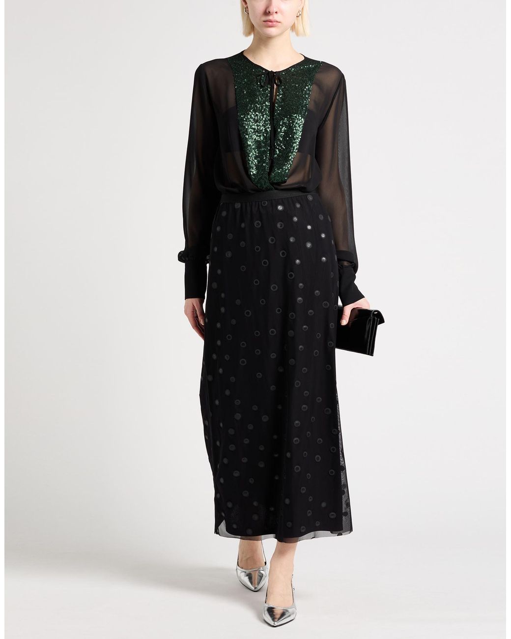 MAX&Co. Black Midi Skirt