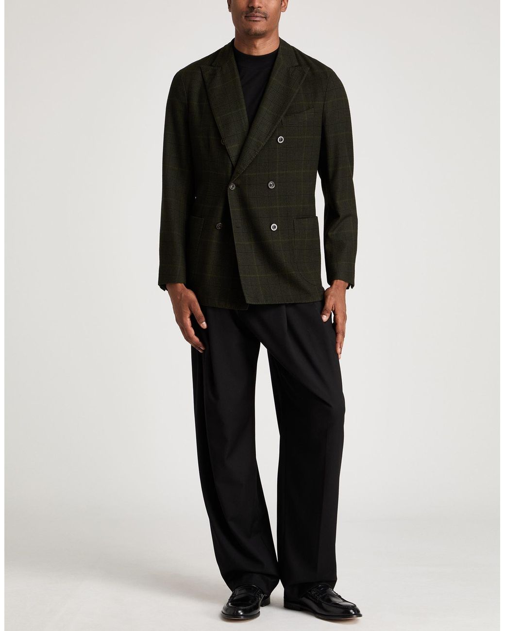 Boglioli Green Blazer Virgin Wool for men
