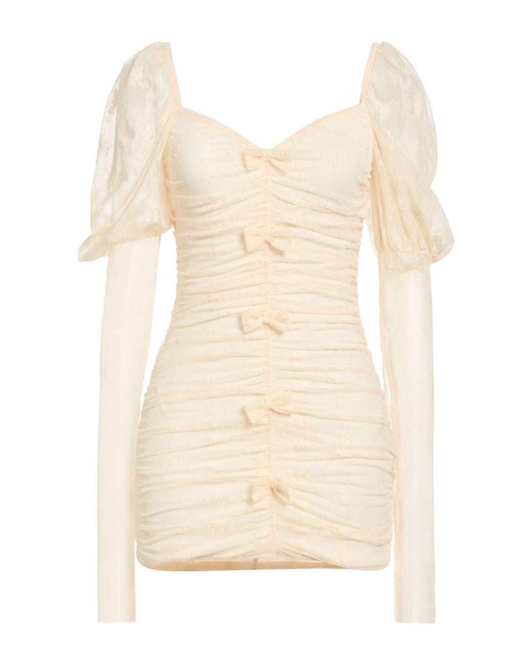 Aniye By Natural Ivory Mini Dress Polyamide, Elastane