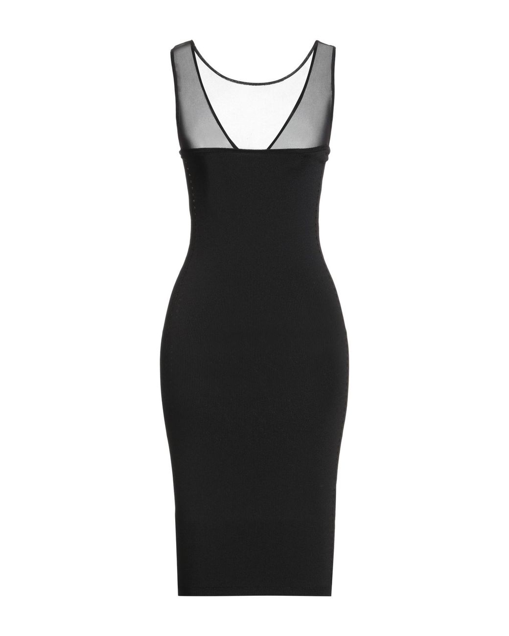Patrizia Pepe Black Midi Dresses