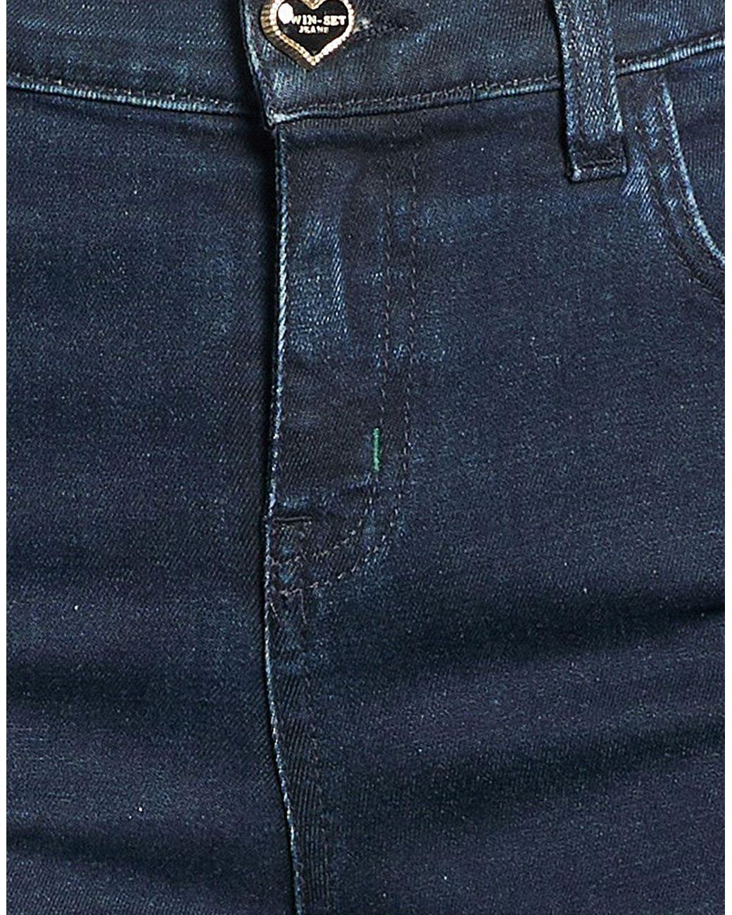 Twinset Blue Jeans Cotton, Elastane