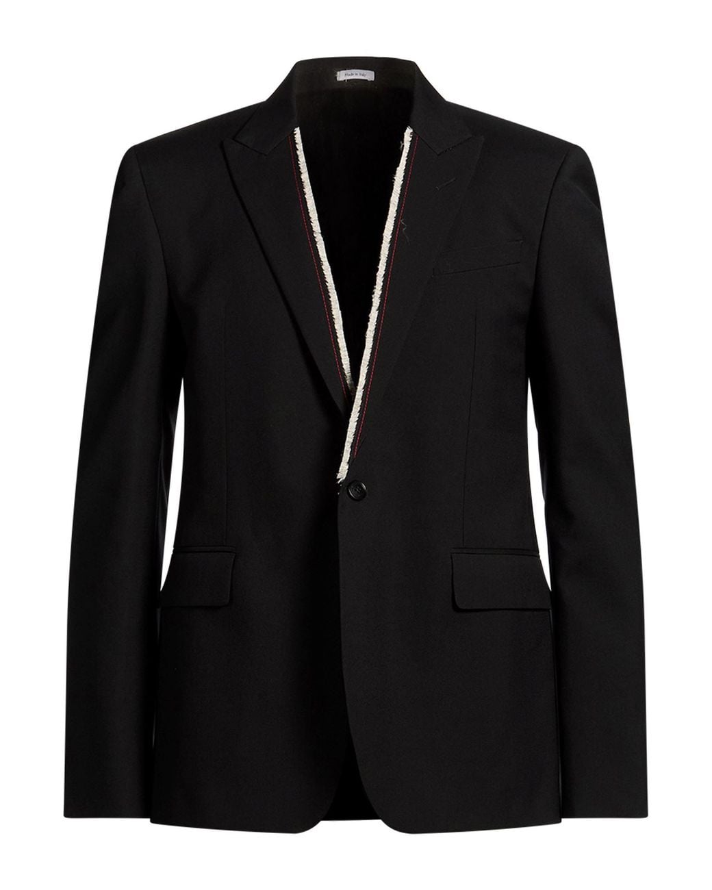 McQueen Black Blazer Wool for men