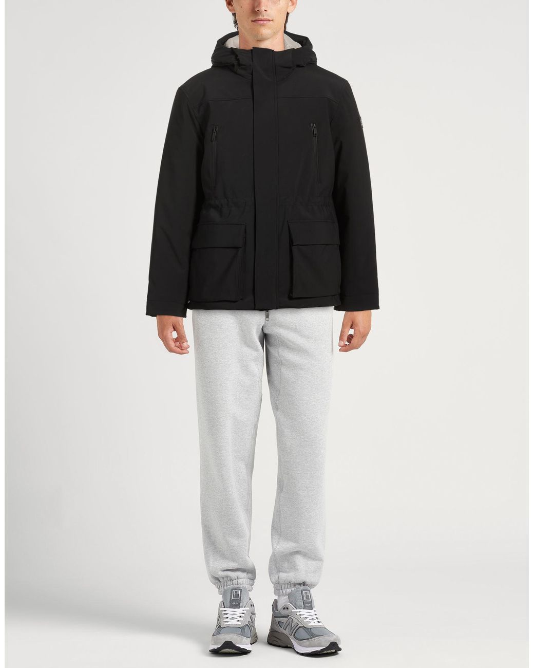 Ice Iceberg Black Coat for men