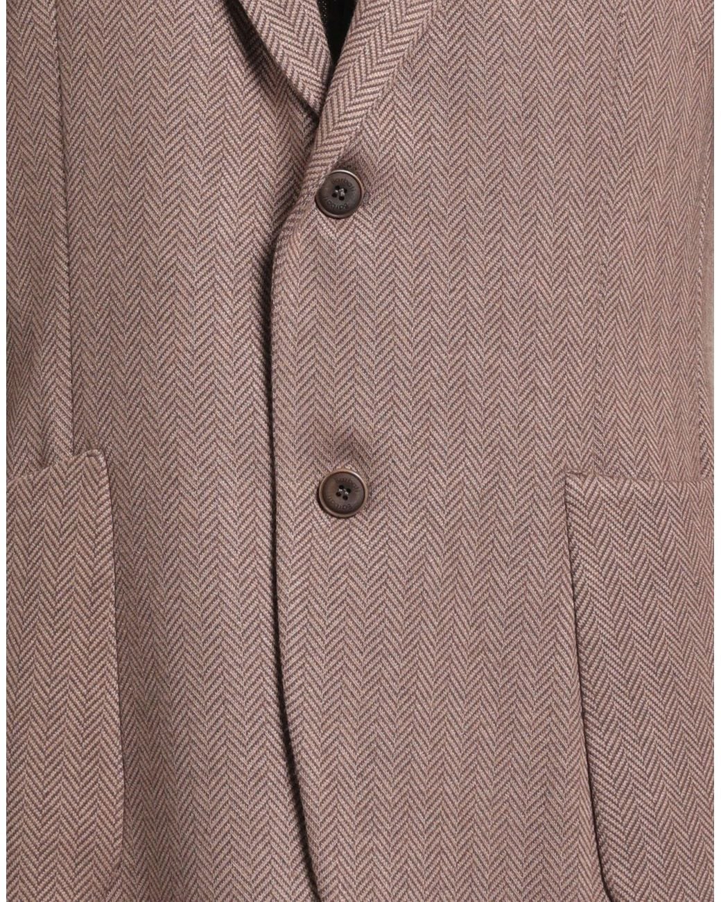 Barbati Brown Blazers for men
