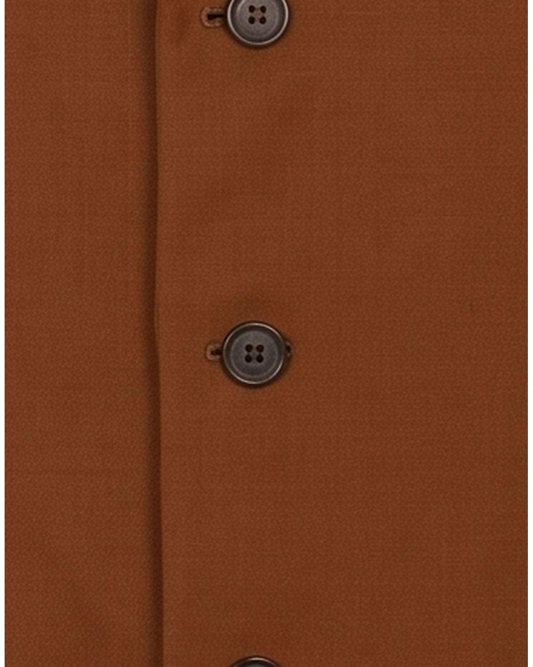 VTMNTS Brown Blazer Virgin Wool, Elastane