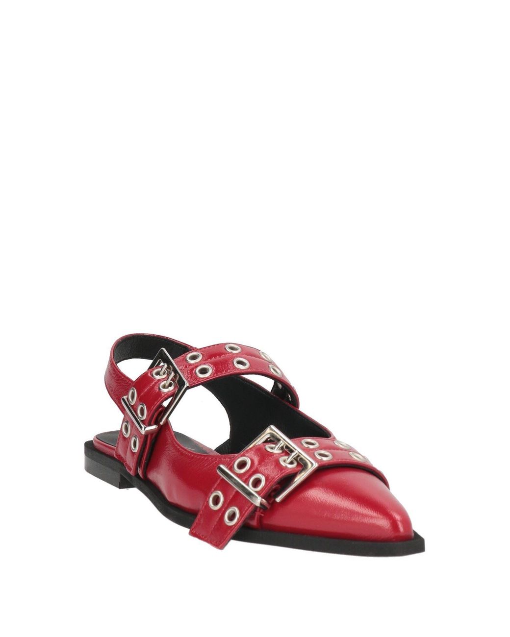Ovyè Red Ballet Flats