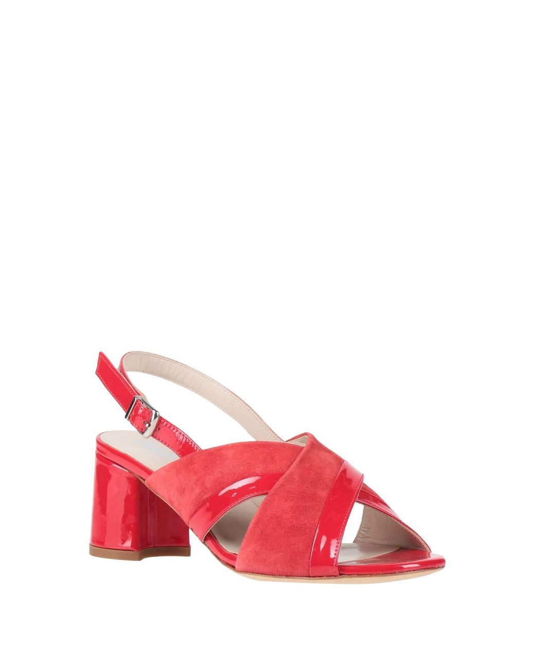 Melluso Red Sandals Leather