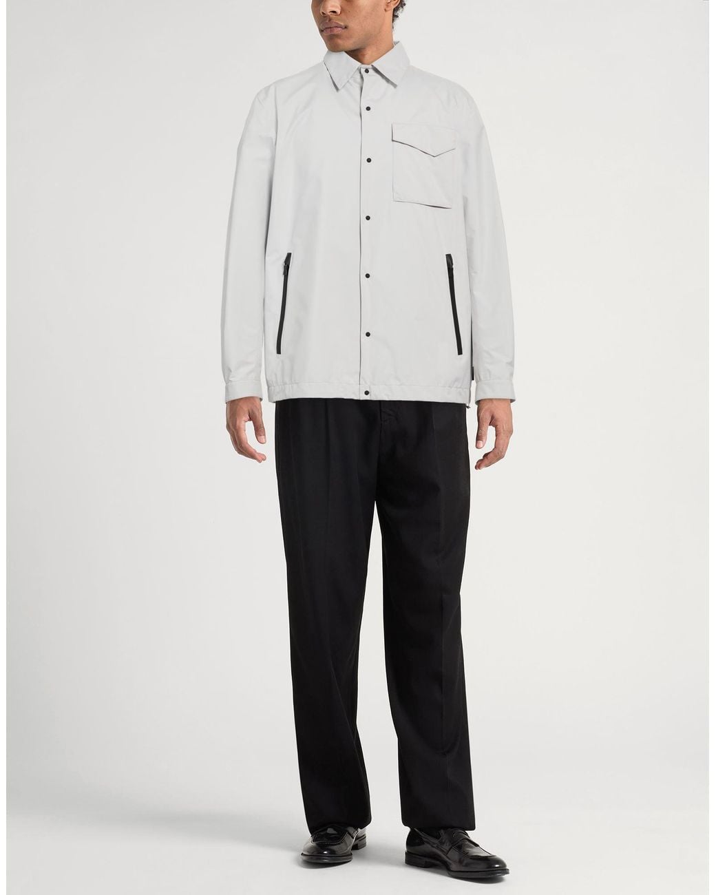 Herno Gray Jackets for men