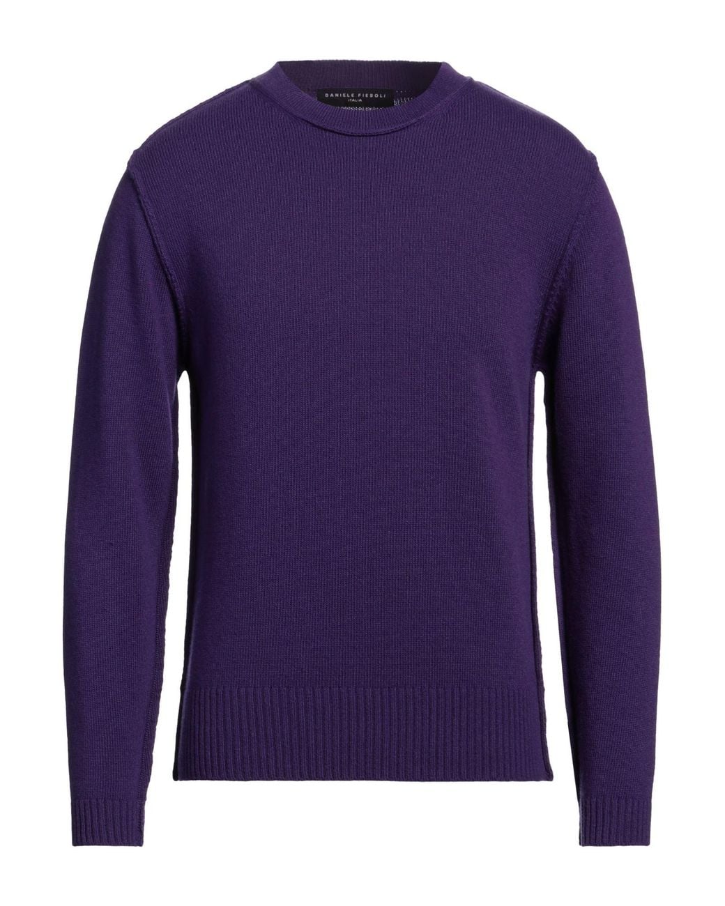 Daniele Fiesoli Blue Sweater Merino Wool for men
