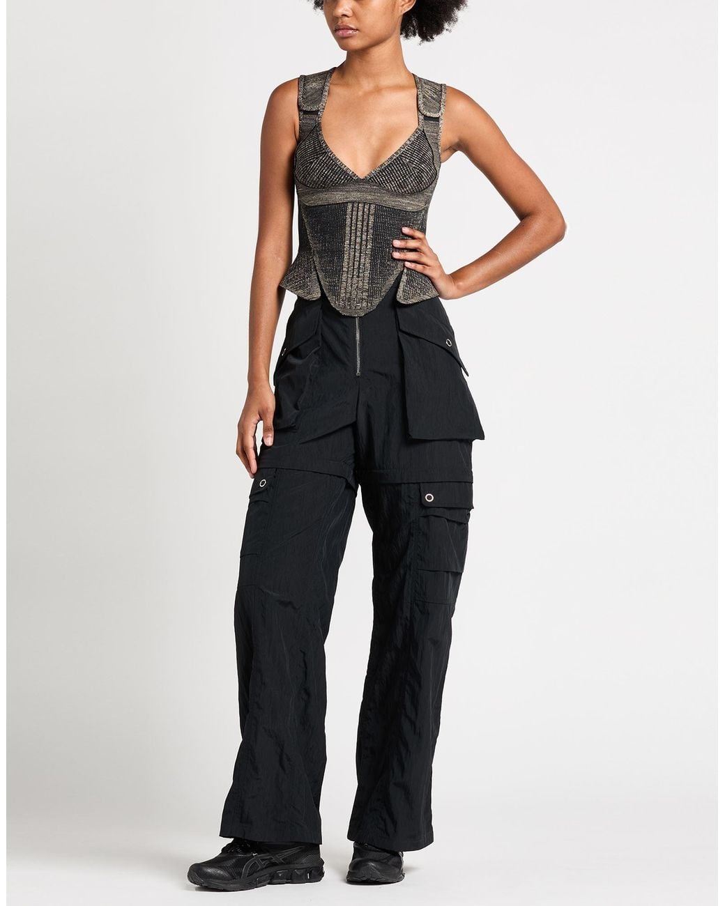 Nike Black X Knwls Top Polyester, Elastane