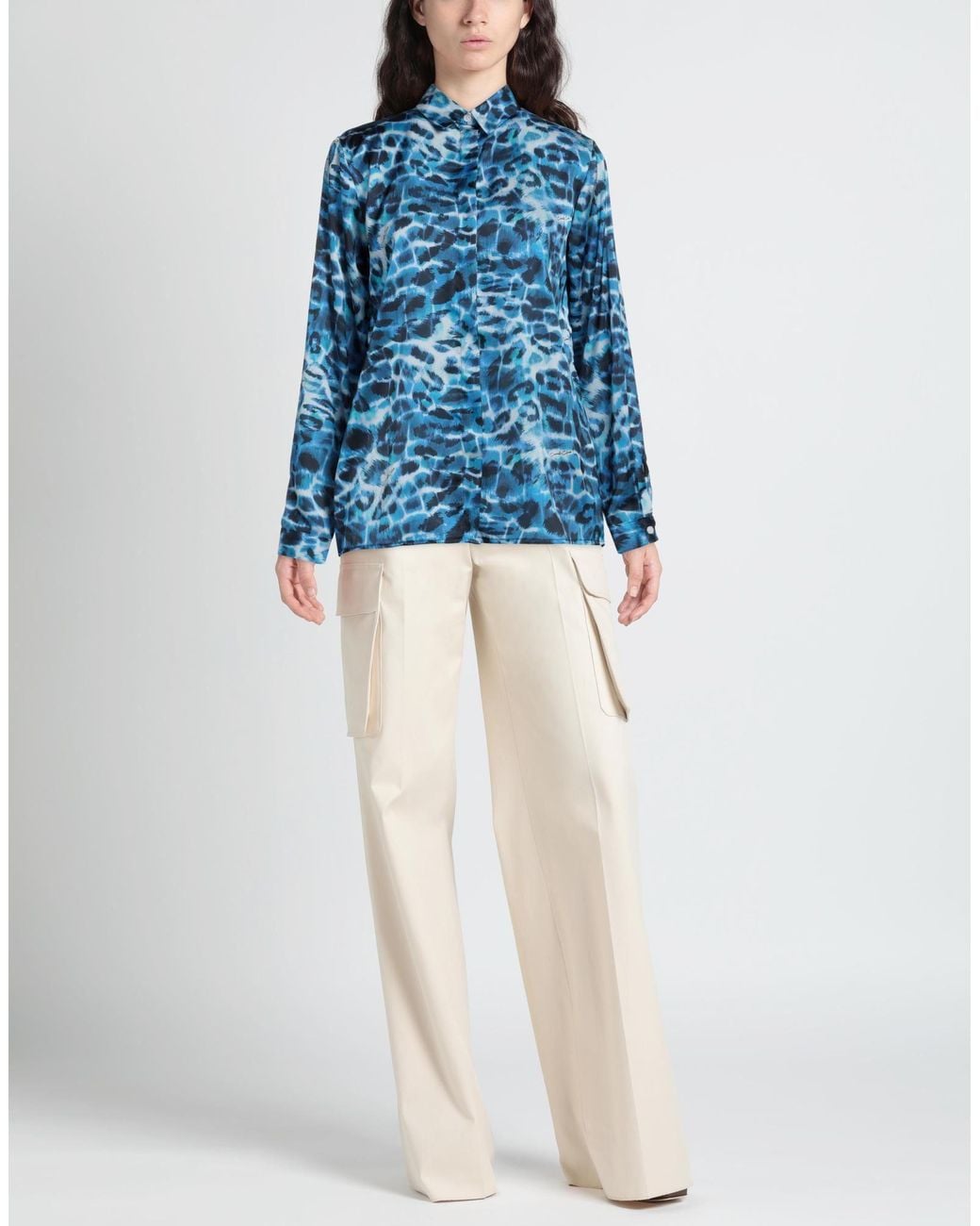 Roberto Cavalli Blue Shirt