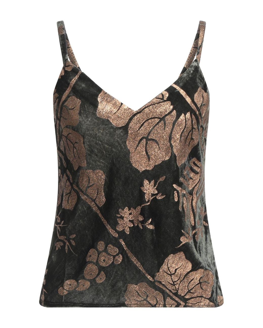 Gentry Portofino Black Top Viscose, Silk