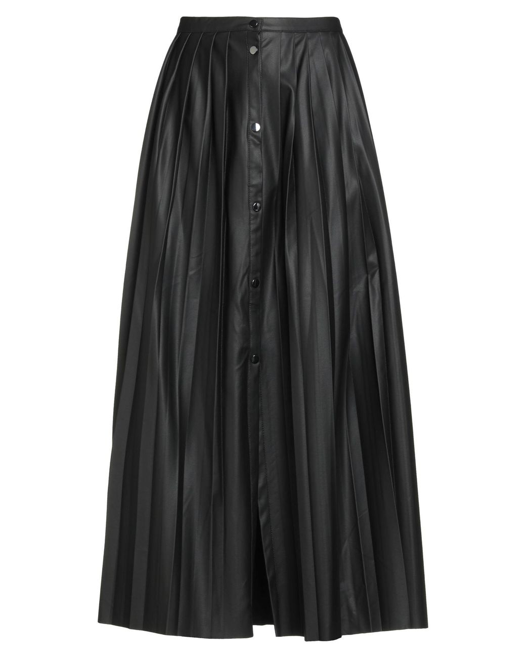 Caractere Black Midi Skirt
