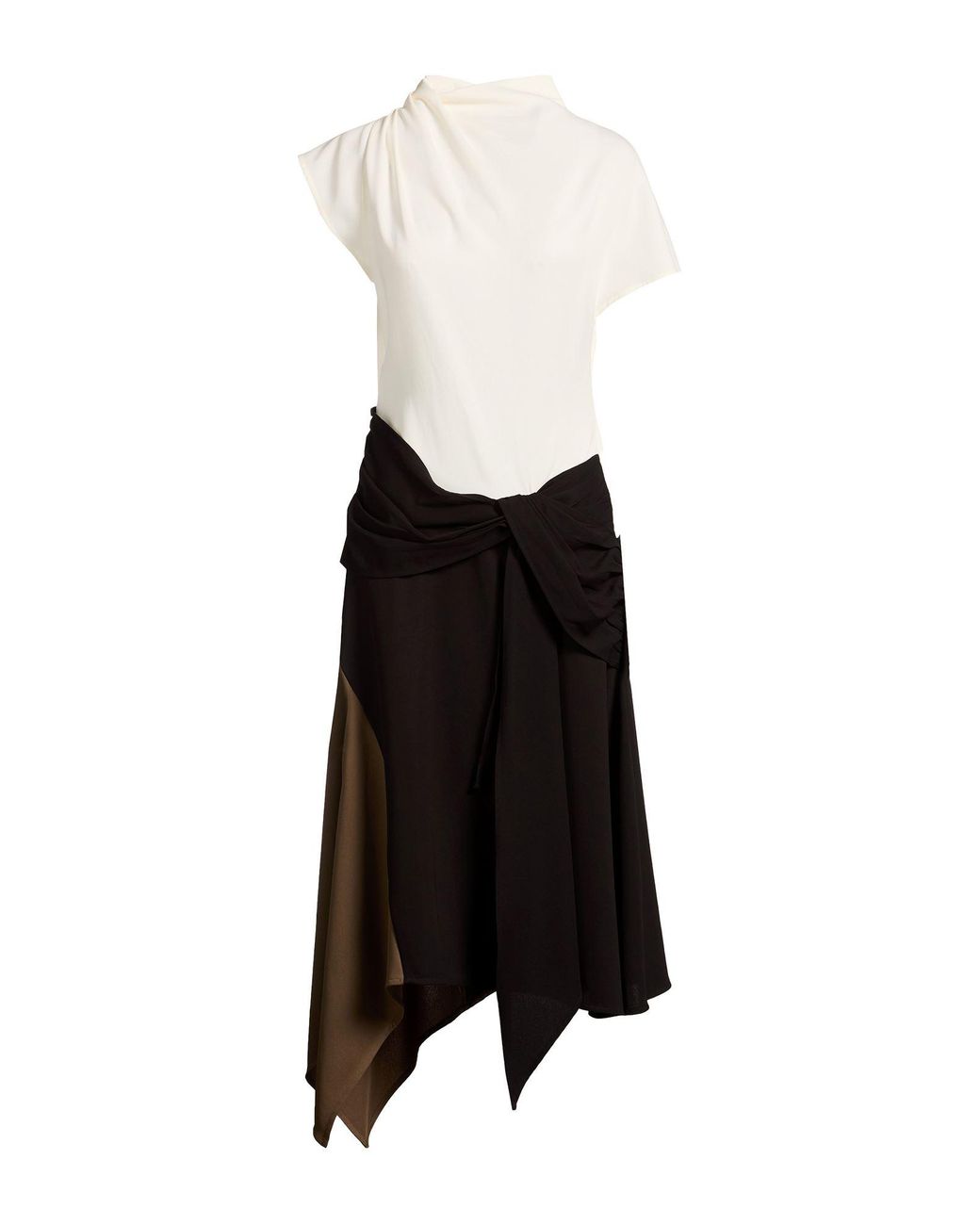 Staud White Midi Dress