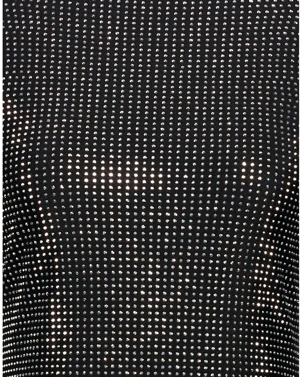 Kontatto Black Mini Dress Polyester, Elastane