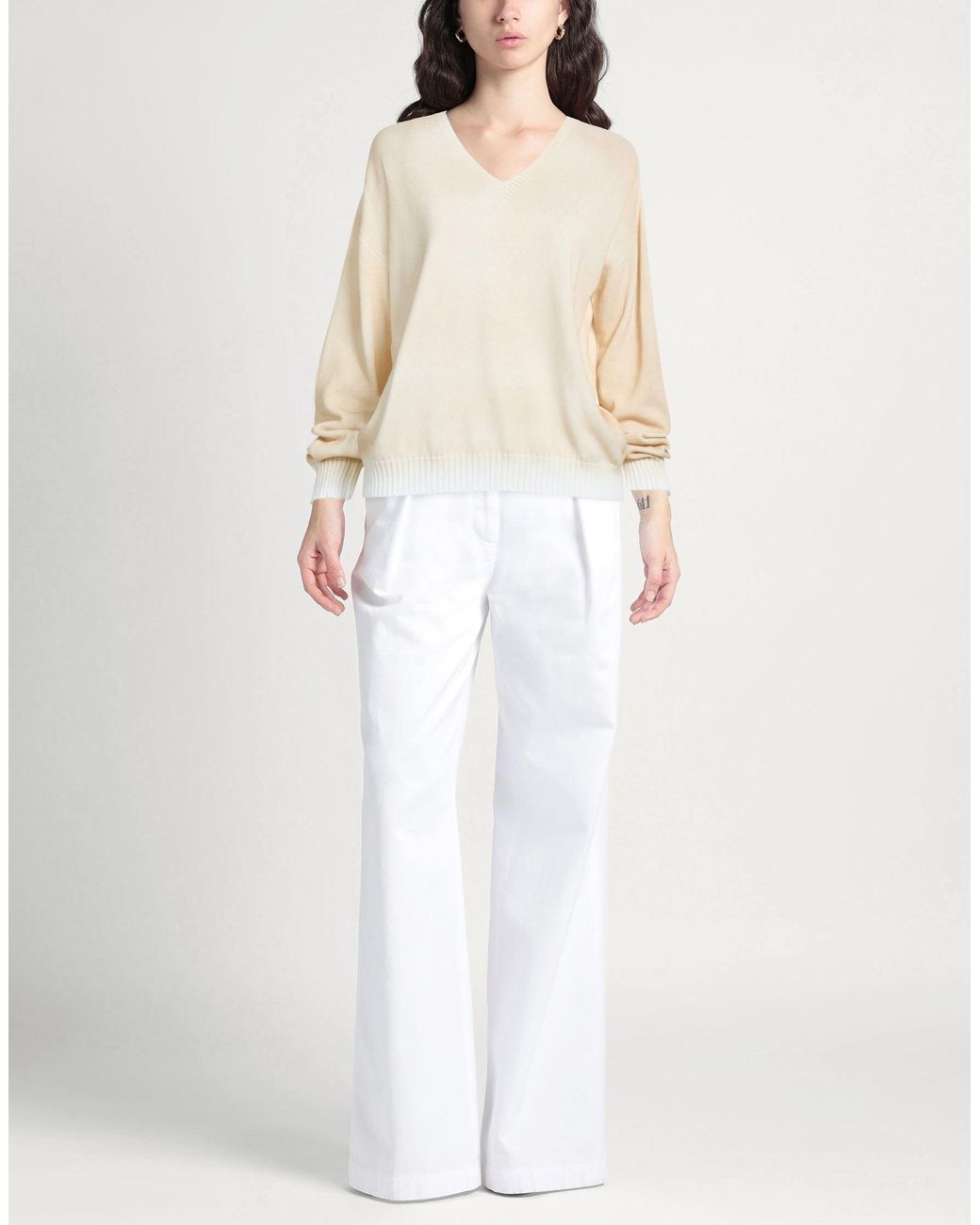 Aragona White Sweaters