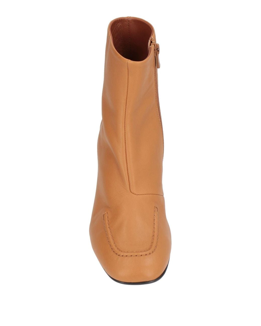 Maison Kitsuné Brown Ankle Boots