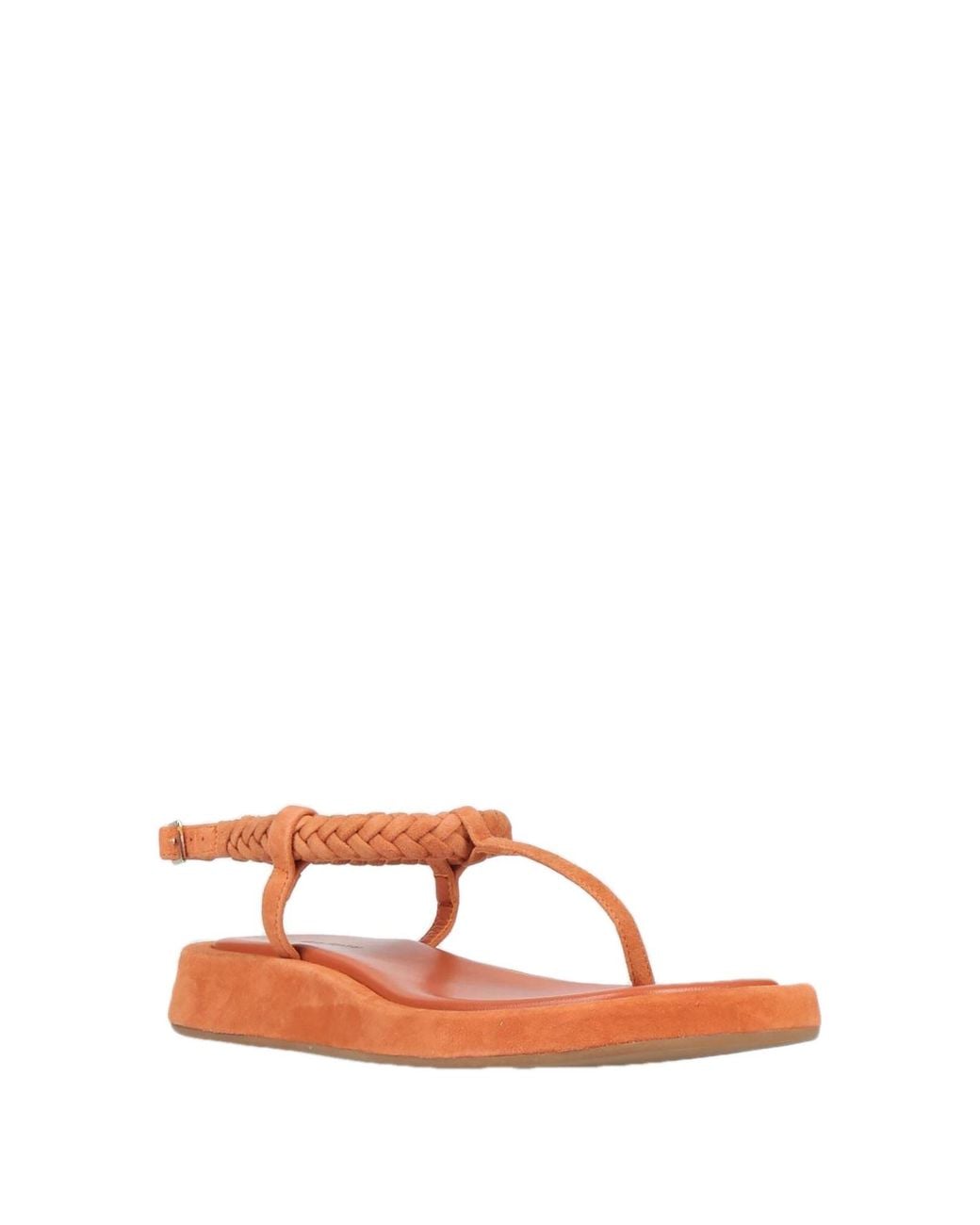 GIA RHW Brown Thong Sandal