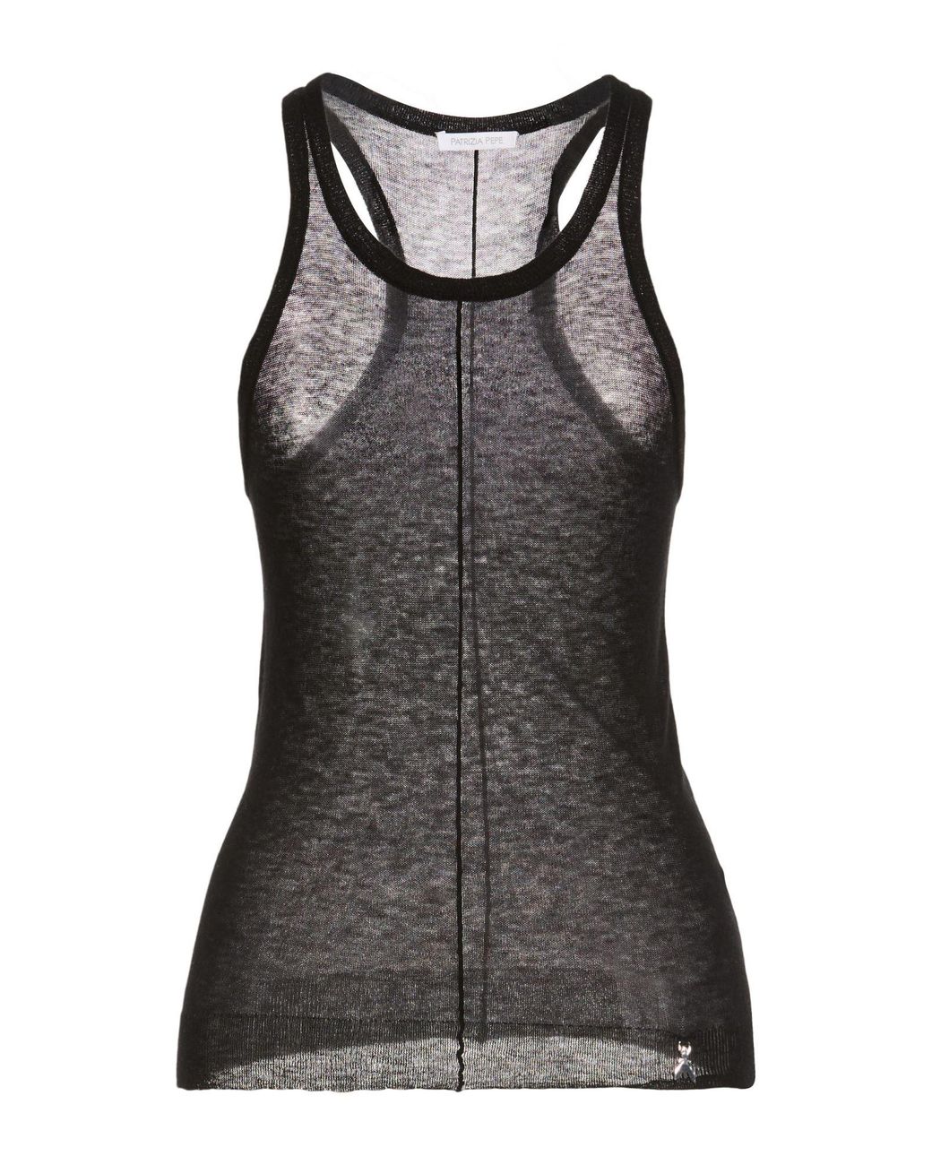 Patrizia Pepe Black Tank Tops